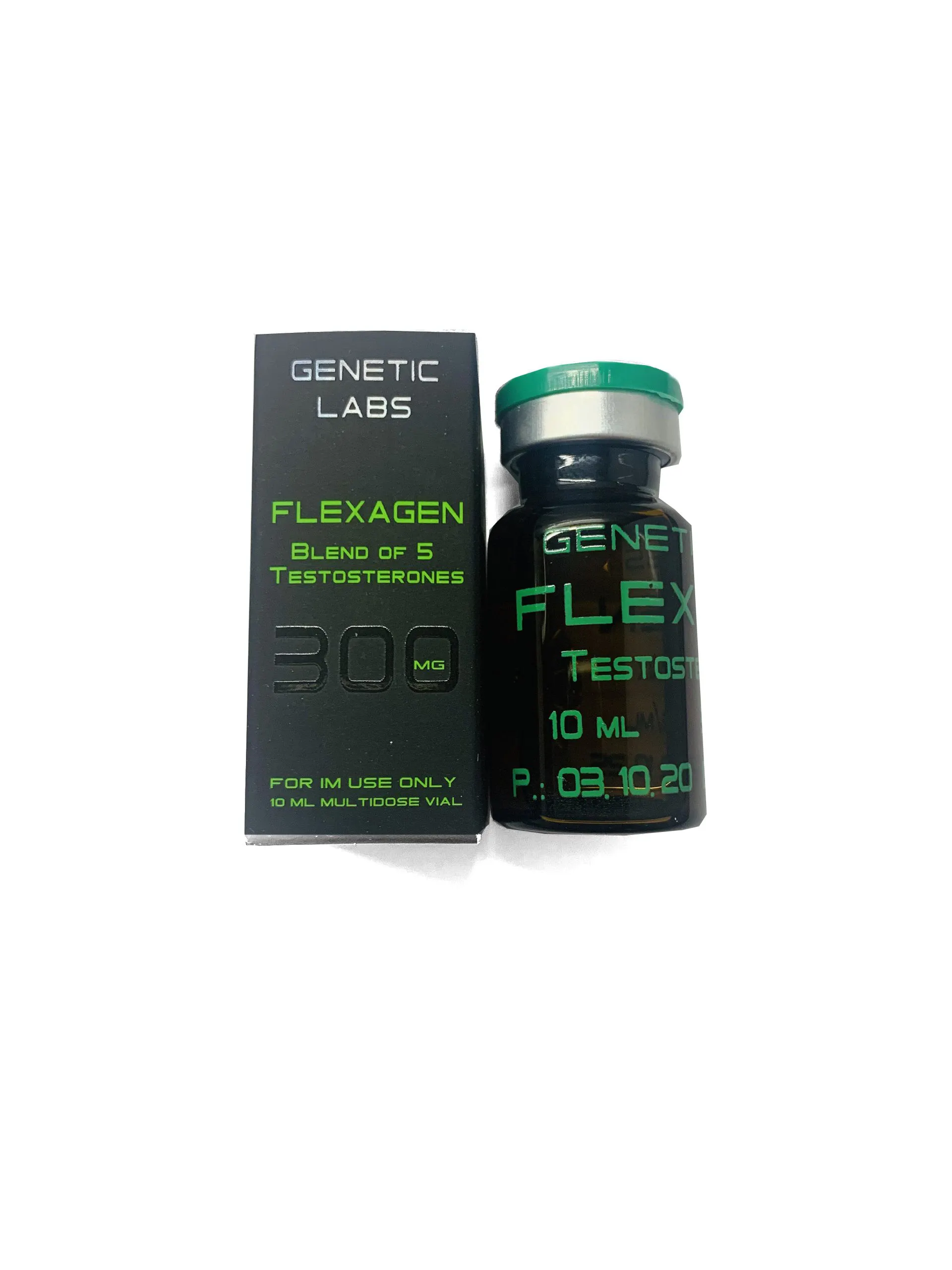 Flexagen 10ml/300mg Blend of 5 Testosterone - Genetic Labs