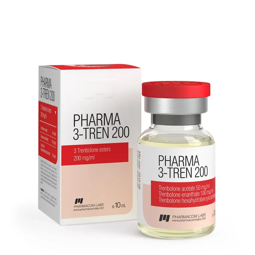 Pharma 3 Tren 10ml/200ml Trenbolone Acetate/Enanthate/Hexahydroben - Pharmacom