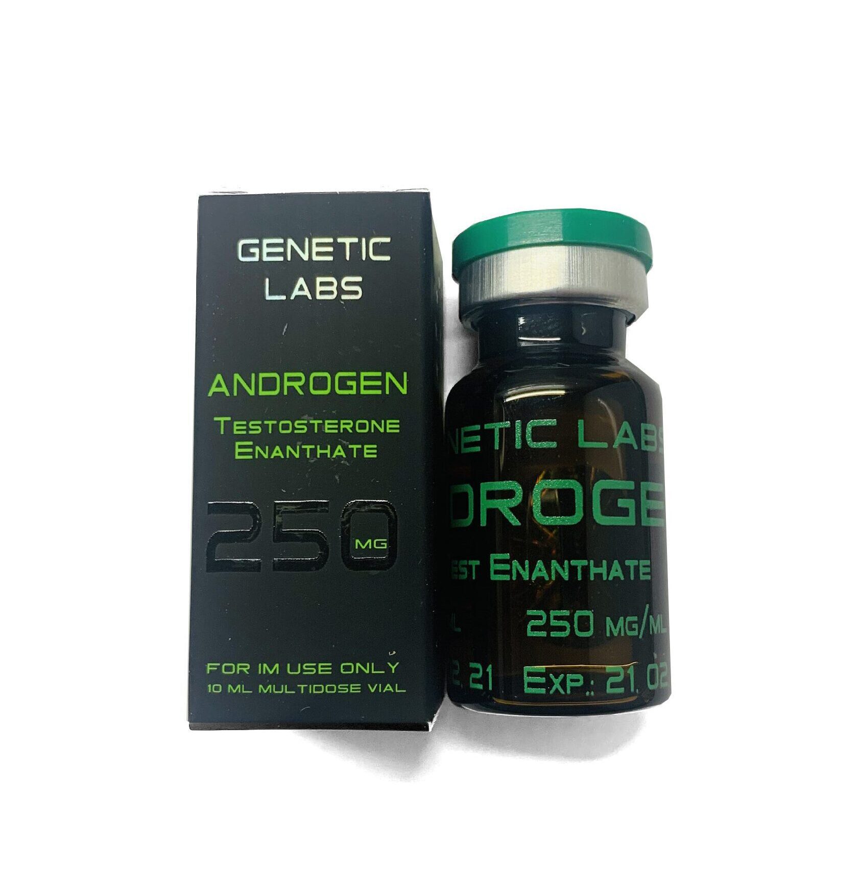 Androgen 10ml/250mg Testosterone Enanthate – Genetic Labs