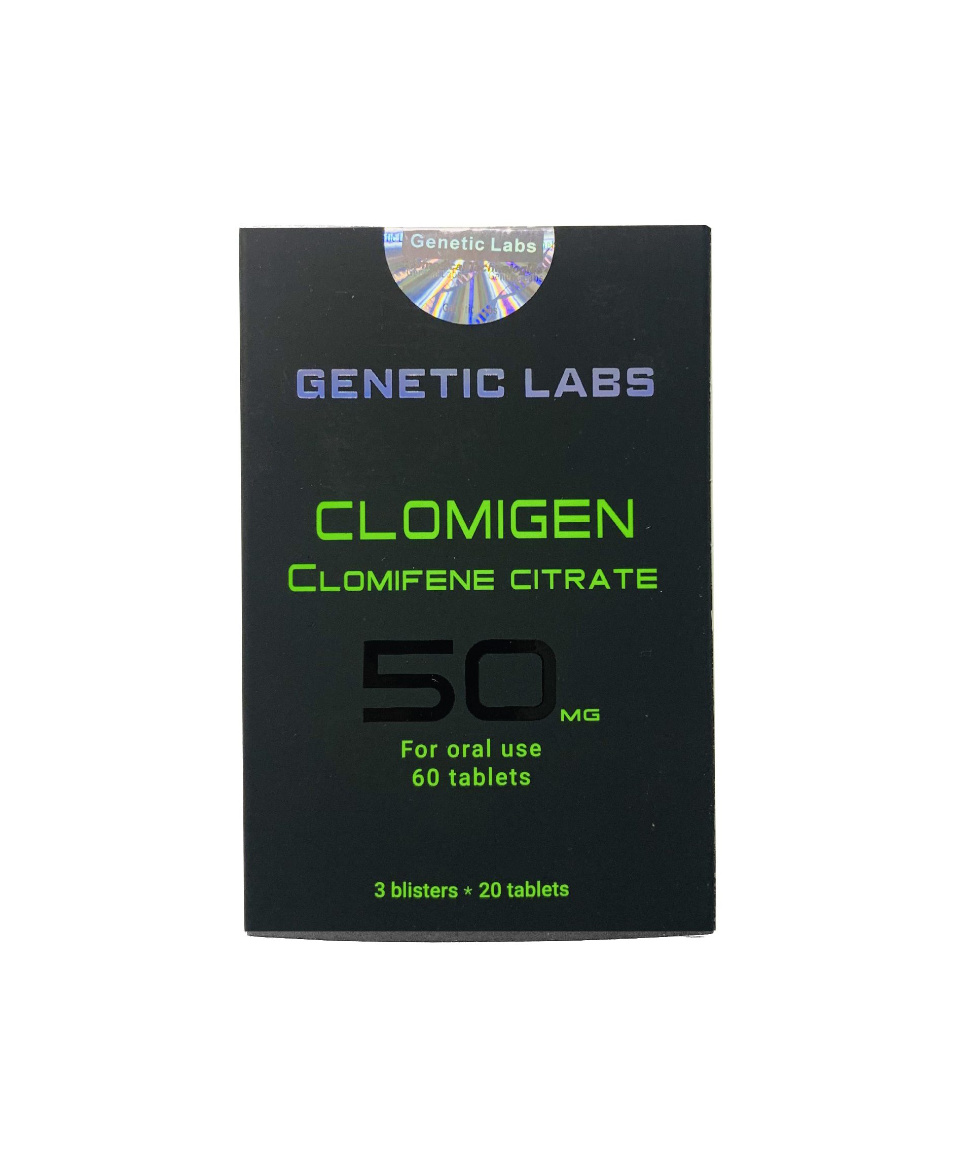 Clomigen 60tab/50mg Clomifene Citrate – Genetic Labs