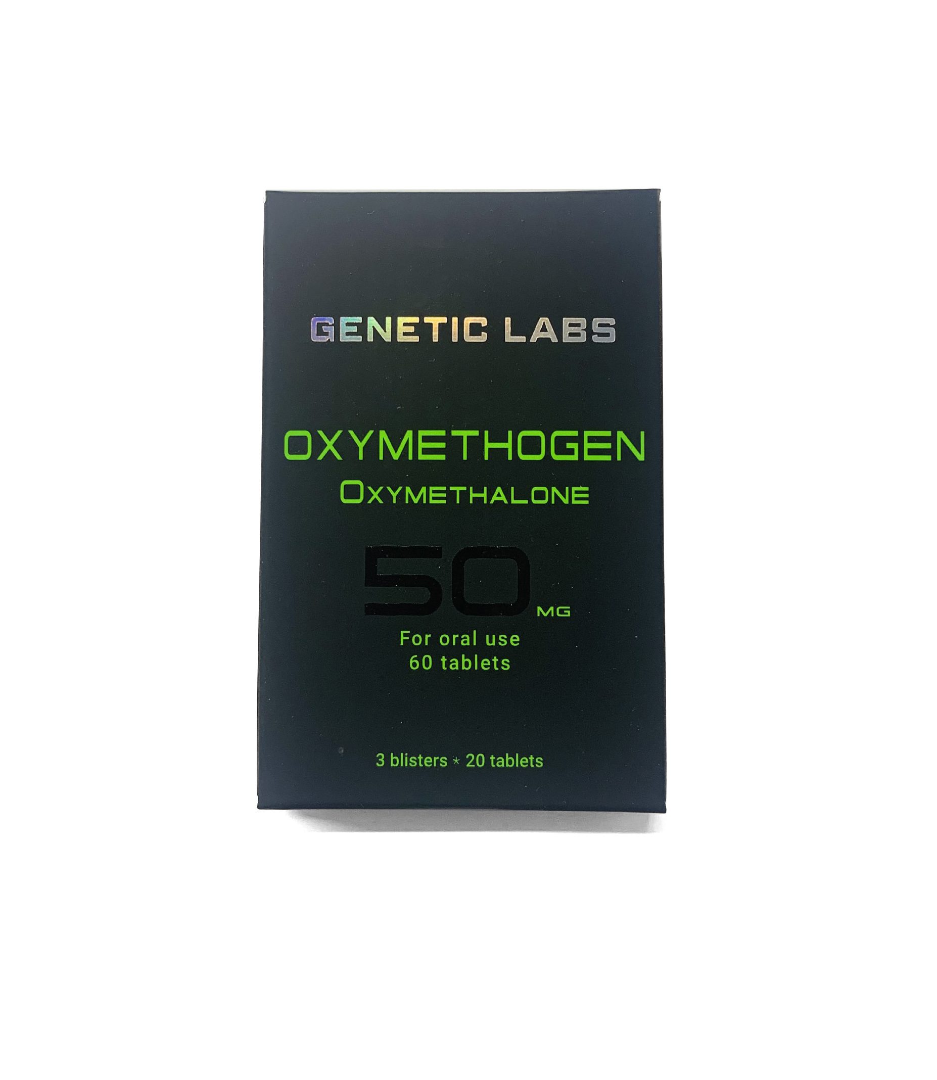 Oxymethogen 60tab/50mg Oxymetholone – Genetic Labs