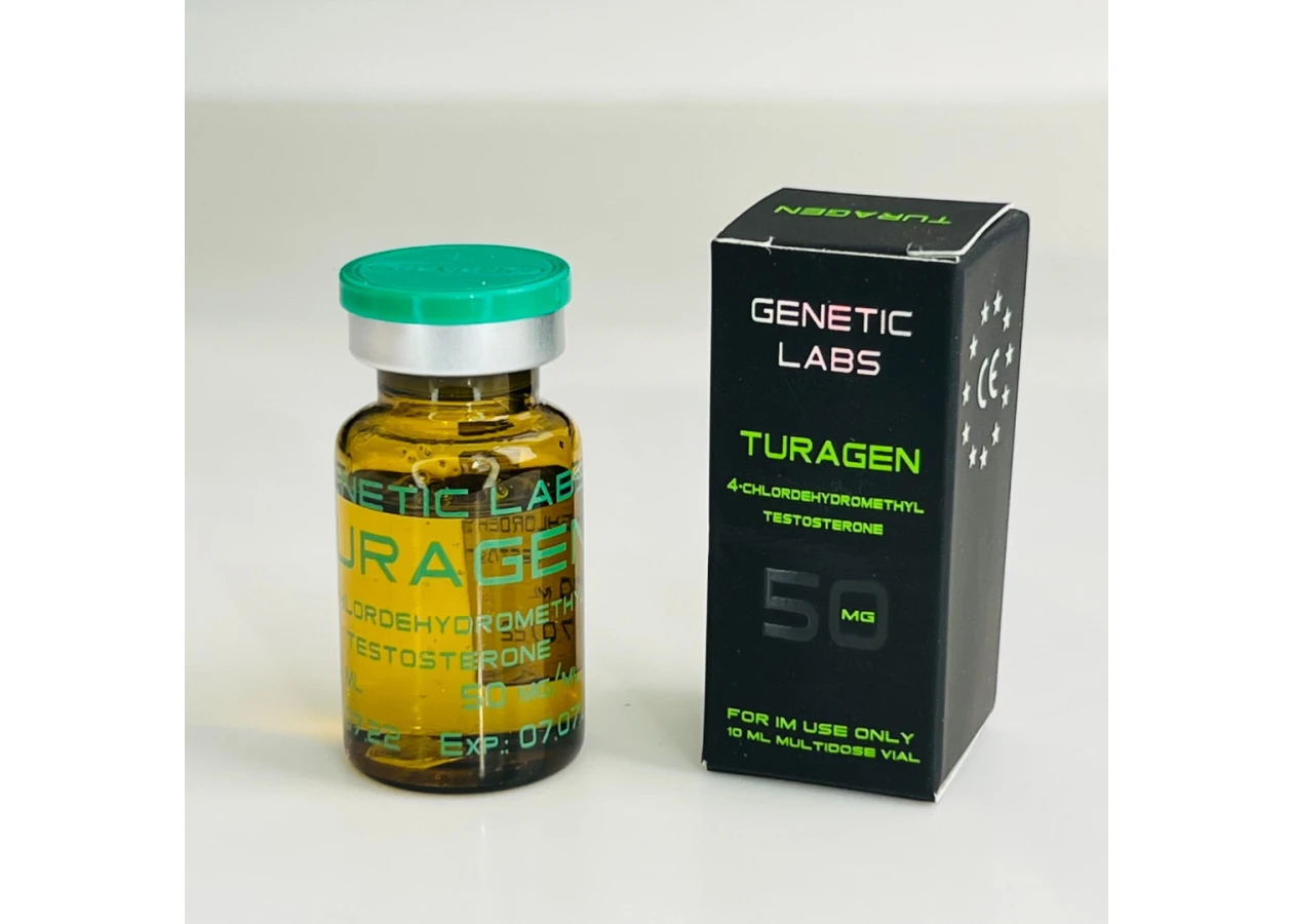 Turagen 10ml/50mg 4-Chlordegihydromethyl Testosterone – Genetic Labs